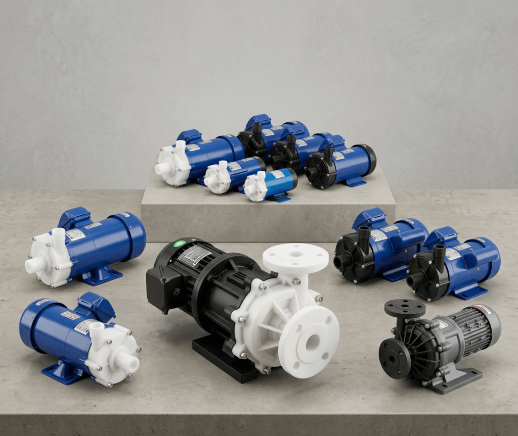 magnetic pump chemical transfer and wastewater treatment